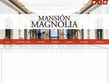 Tablet Screenshot of mansionmagnolia.com